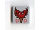 Lot ID: 67425111  Part No: 3068pb0093  Name: Tile 2 x 2 with Coat of Arms Durmstrang Stag Pattern