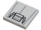 Lot ID: 161050126  Part No: 3068pb0361  Name: Tile 2 x 2 with Star Wars TIE Hatch Handles Pattern (Sticker) - Set 8017
