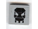 Lot ID: 37264694  Part No: 3068pb0402  Name: Tile 2 x 2 with Black Exo-Force Skull Pattern (Sticker) - Set 7709