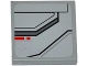 Lot ID: 306031815  Part No: 3068pb0678L  Name: Tile 2 x 2 with SW TIE Advanced Prototype Pattern Model Left Side (Sticker) - Set 75082