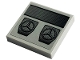 Part No: 3068pb2004  Name: Tile 2 x 2 with Black Mercedes-Benz Logos and Stripe Pattern (Sticker) - Set 42129