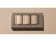 Lot ID: 362592632  Part No: 3069pb0152  Name: Tile 1 x 2 with Silver Air Intake Pattern (Sticker) - Set 10133