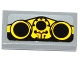 Part No: 3069pb0543  Name: Tile 1 x 2 with SW Naboo Starfighter Controls Pattern (Sticker) - Set 75092