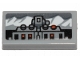 Part No: 3069pb0709  Name: Tile 1 x 2 with Winch Controls and White Mountains Pattern 2 (Sticker) - Set 75259