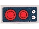 Part No: 3069pb1337 Name: Tile 1 x 2 with Red Stovetop Burners and White Knobs on Dark Blue Background Pattern (Sticker) - Set 41735 Part No: 3069pb1337 Name: Tile 1 x 2 with Red Stovetop Burners and White Knobs on Dark Blue Background Pattern (Sticker) - Set 41735