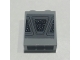 Part No: 3245cpb135  Name: Brick 1 x 2 x 2 with Inside Stud Holder with Starry Window Pattern (Sticker) - Set 10221