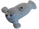 Lot ID: 393581392  Part No: 3380pb01  Name: Seal with Stud on Back with Black Eyes, Nose, Mouth and Whisker Dots Pattern