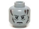 Lot ID: 284954039  Part No: 3626cpb0412  Name: Minifigure, Head Male Scars Gray Left & Right, Gray Eyebrows, White Pupils Pattern (Darth Vader) - Hollow Stud