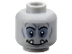 Part No: 3626pb3576 Name: Minifigure, Head Alien Orc Black Eyebrows, Sand Blue Eye Shadow, Chin Dimple, and Wrinkles, Wide Grin with Bottom Fangs Pattern Part No: 3626pb3576 Name: Minifigure, Head Alien Orc Black Eyebrows, Sand Blue Eye Shadow, Chin Dimple, and Wrinkles, Wide Grin with Bottom Fangs Pattern
