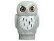 Part No: 3753pb02  Name: Owl, Small with Orange Eyes and White and Black Feathers Pattern