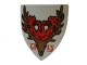 Part No: 3846pb019  Name: Minifigure, Shield Triangular  with Durmstrang Stag Coat of Arms Pattern