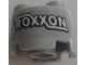 Part No: 3941pb18  Name: Brick, Round 2 x 2 with Axle Hole with 'ROXXON' Pattern (Sticker) - Set 76067