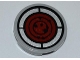 Part No: 4150pb110  Name: Tile, Round 2 x 2 with Red Radar Screen Pattern (Sticker) - Set 5887
