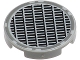 Part No: 4150ps4  Name: Tile, Round 2 x 2 with Fine Mesh Grille Manhole Cover Pattern