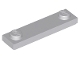 LEGO: Plate, Modified 1 x 4 with 2 Studs with Groove |  | Light Bluish Gray