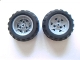 Part No: 41896c03  Name: Wheel 43.2mm D. x 26mm Technic Racing Small, 3 Pin Holes with Black Tire 68.7 x 34 R (41896 / 61480)