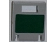 Part No: 4346pb25  Name: Container, Box 2 x 2 x 2 Door with Slot with Dark Green Rectangle Pattern (Sticker) - Set 8097