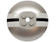 Part No: 44375bpb25 Name: Dish 6 x 6 Inverted (Radar) - Solid Studs with Black and White Stripes on Metallic Silver Background Pattern Part No: 44375bpb25 Name: Dish 6 x 6 Inverted (Radar) - Solid Studs with Black and White Stripes on Metallic Silver Background Pattern