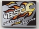 Part No: 4515pb030  Name: Slope 10 6 x 8 with Flaming Wrench 'BSC Brick Street Customs' Pattern (Sticker) - Set 8681