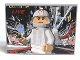 Part No: 4515pb036  Name: Slope 10 6 x 8 with White Minifigure Racer and 'LIVE' Pattern (Sticker) - Set 8161
