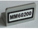 Part No: 4865pb134  Name: Panel 1 x 2 x 1 with 'MM60200' Pattern (Sticker) - Set 60200