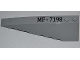 Part No: 50955pb009  Name: Wedge 10 x 3 Left with 'MF-7198' Pattern (Sticker) - Set 7198
