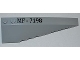 Part No: 50956pb009  Name: Wedge 10 x 3 Right with 'MF-7198' Pattern (Sticker) - Set 7198