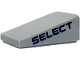 Part No: 5404pb11  Name: Slope 18 2 x 1 x 2/3 with Dark Blue 'SELECT' Pattern