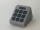 Lot ID: 273611807  Part No: 54200pb083  Name: Slope 30 1 x 1 x 2/3 with Dark Bluish Gray Telephone Keypad Pattern