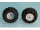 Part No: 55982c04  Name: Wheel 18mm D. x 14mm with Axle Hole, Fake Bolts and Shallow Spokes with Black Tire 37 x 18R (55982 / 56891)