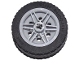 Part No: 56904c02  Name: Wheel 30mm D. x 14mm with Black Tire 43.2 x 14 Solid (56904 / 30699)