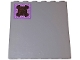 Part No: 59349pb136  Name: Panel 1 x 6 x 5 with Mirror and Medium Lavender Ornate Frame Pattern (Sticker) - Set 41055
