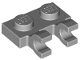 Part No: 60470a  Name: Plate, Modified 1 x 2 with 2 U Clips (Horizontal Grip)