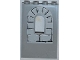 Part No: 60808pb009  Name: Panel 1 x 4 x 5 with Window with Bricks (4 Outlined on Arch), Black Mortar, Dark Bluish Gray and White Highlights Pattern (Sticker) - Sets 4183 / 7946