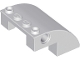 Part No: 61487  Name: Slope, Curved 4 x 4 x 2 with 4 Studs and Pin Holes