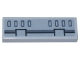 Part No: 63864pb271  Name: Tile 1 x 3 with Black and Dark Bluish Gray Stripe and Rectangles Pattern (Sticker) - Set 75357
