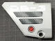 Part No: 64394pb007  Name: Technic, Panel Fairing #13 Large Short Smooth, Side A with 'DS-3', Black Mesh Grilles and Red Knob Pattern (Sticker) - Set 7160