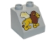 Lot ID: 75516629  Part No: 6474pb14  Name: Duplo, Brick 2 x 2 x 1 1/2 Slope 45 with Africa Map and Lion Pattern