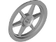 Part No: 6607  Name: Wheel Cover 6 Spoke with Axle Hole - 43mm D. - for Wheel 56908