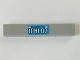 Part No: 6636pb120  Name: Tile 1 x 6 with Blue 'Springfield, USA' and '1PHL07' Pattern (Sticker) - Set 71006