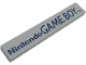 Part No: 6636pb382  Name: Tile 1 x 6 with Dark Blue 'Nintendo GAME BOY' Pattern