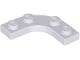 Lego part: Plate, Round Corner 3 x 3 with 2 x 2 Curved Cutout