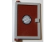 Part No: 73436c04pb01  Name: Door 1 x 4 x 5 Left with Reddish Brown Glass with Porthole Pattern (Sticker) - Set 4981
