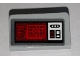 Part No: 85984pb245  Name: Slope 30 1 x 2 x 2/3 with SW Buttons and Red Screen Pattern (Sticker) - Set 75156