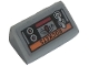 Part No: 85984pb479 Name: Slope 30 1 x 2 x 2/3 with Control Panel with Switches, Buttons and 'ROCKETS' on Orange Stripe Pattern (Sticker) - Set 76188 Part No: 85984pb479 Name: Slope 30 1 x 2 x 2/3 with Control Panel with Switches, Buttons and 'ROCKETS' on Orange Stripe Pattern (Sticker) - Set 76188