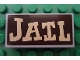 Part No: 87079pb0039  Name: Tile 2 x 4 with 'JAIL' Pattern (Sticker) - Set 7594