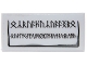 Part No: 87079pb0115  Name: Tile 2 x 4 with Small Dwarvish Runes Logogram (Uzbad Khazad-dûmu) Pattern (Sticker) - Set 9473