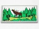 Part No: 87079pb0134  Name: Tile 2 x 4 with Elk and Forest Pattern (Sticker) - Set 10229