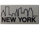 Part No: 87079pb0310  Name: Tile 2 x 4 with City Skyline and 'NEW YORK' Pattern