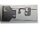 Part No: 87079pb1626  Name: Tile 2 x 4 with Dark Bluish Gray Worn Mechanical Armor Plate with Black Outlines Pattern (Sticker) - Set 75346